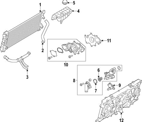 Lincoln Navigator Radiator Coolant Hose 2017 20 Expedition