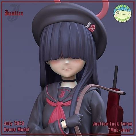 Mob Chan Blue Archive D Model D Printable Cgtrader