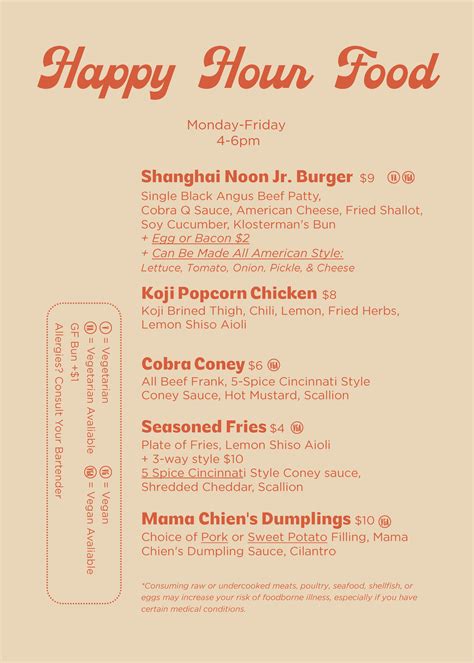 Happy Hour — COBRA