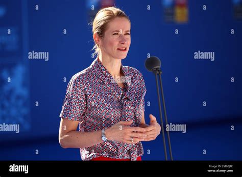 Estonian prime minister kaja kallas hi-res stock photography and images - Alamy