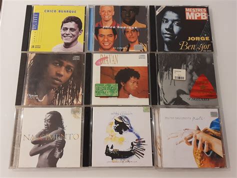 Kit Cds Cantores Nacionais Mpb 16 Cds Incluindo Chico Buarque Djavan