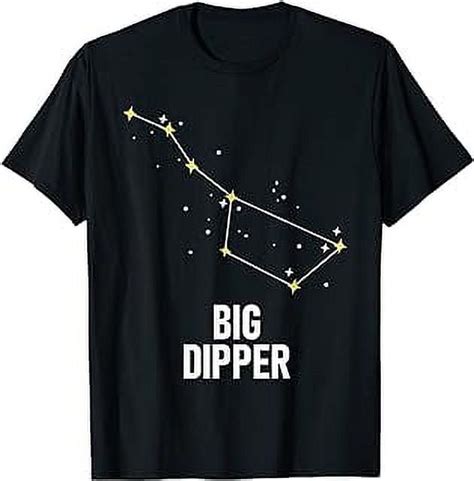 Big Dipper Stargazing Constellation Stargazer Cosmology T Shirt