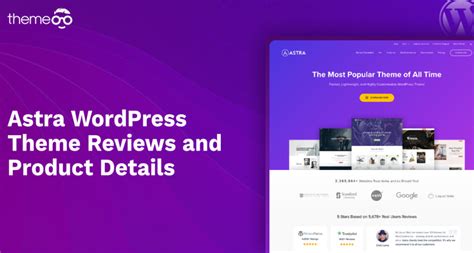 Astra WordPress Theme Reviews & Product Details - ThemeOO ...