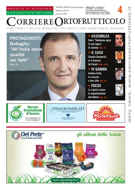 Corriere Ortofrutticolo N 04 2014 Web2 By Andrea Andre Issuu