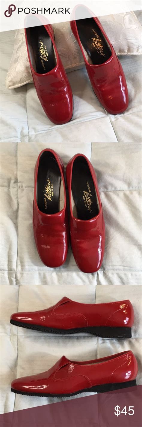 Paradise Kittens Red Patent Leather Shoes Red Patent Leather Shoes