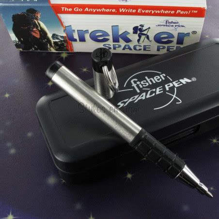 Stylo Bille Fisher Space Pen Trekker Chrome Noir