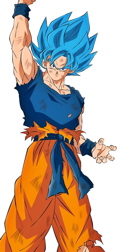 Goku SSJ Blue Universo 7 Goku blue Arte de áfrica y afroamericano