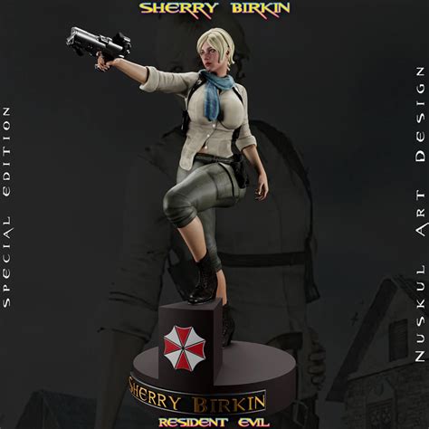 Sherry Birkin Resident Evil 3D Model By Nuskul Art