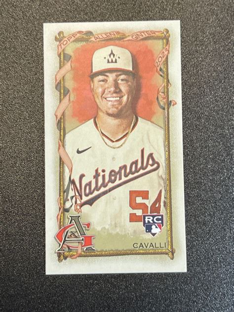 2023 Topps Allen Ginter CADE CAVALLI Nationals Rc 124 Mini Baseball