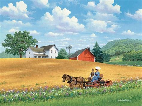 268 best images about Pretty paintings of Country Scenes on Pinterest ...