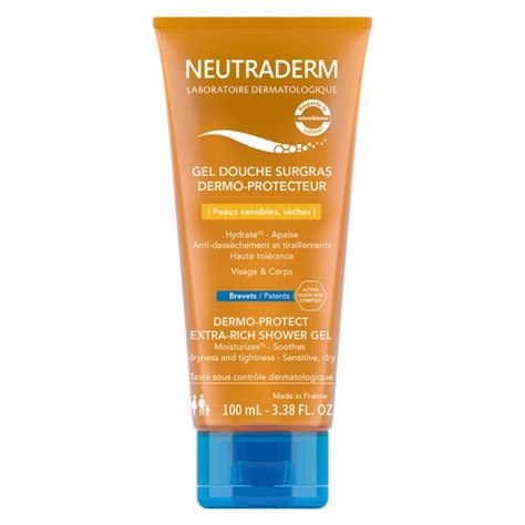 Gel Douche Surgras Dermo Protecteur Neutraderm Peaux S Ches