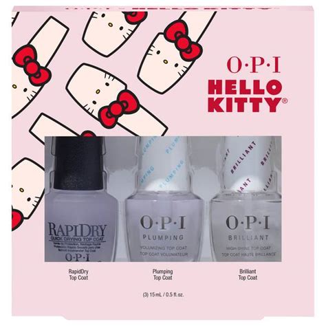 Opi Hello Kitty Limited Edition Nail Treatments Trio Entrega GrÁtis