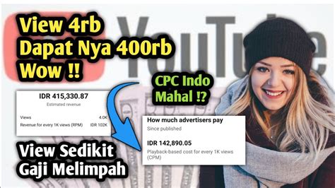 Review Cara Mendapatkan Uang Dari Youtube View Sedikit Penghasilan