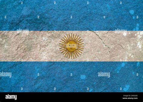 Argentina Flag Texture As Background Stock Photo Alamy