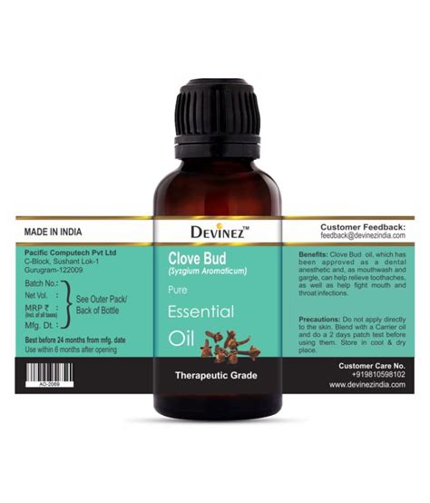 Devinez Clove Bud Essential Oil 50 ML Buy Devinez Clove Bud Essential