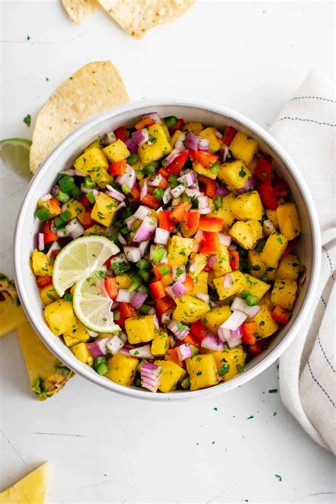 Pineapple Salsa The Forked Spoon