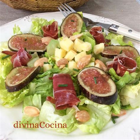 Ensalada De Higos Con Jam N Receta De Divina Cocina