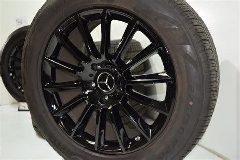 20″ Mercedes G63 G550 Amg Factory Oem Gloss Black Wheels Rims Tires A4634011700 Factory Wheel