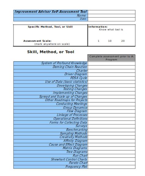 Free 11 Sample Skills Assessment Forms In Pdf Ms Word Excel Free Hot