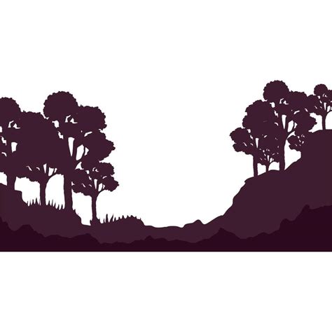 trees forest silhouette 11263605 Vector Art at Vecteezy