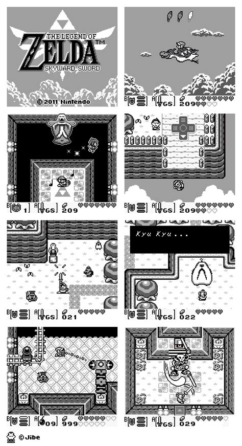 Skyward Sword For The Nintendo Game Boy Zelda Dungeon