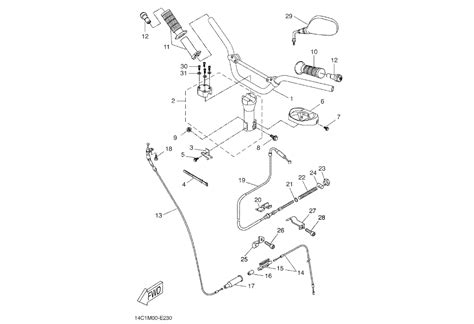 Guidon Câble gaz MBK Booster Naked EasyParts fr Pièces et accessoires tous