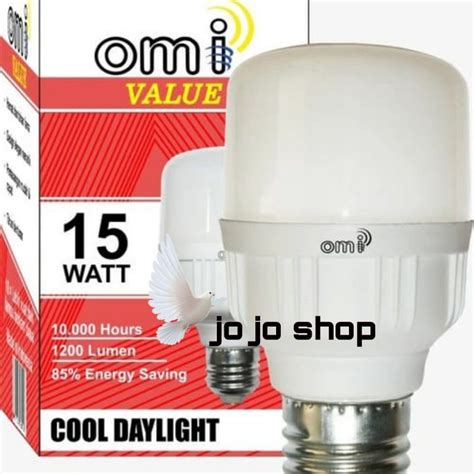 Jual Bohlam Lampu Led Capsule Omi Value Watt Cahaya Putih Shopee