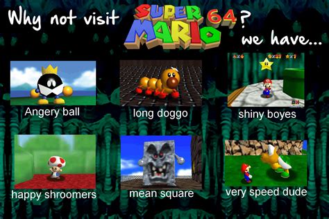 Visit Super Mario 64 Rbiomememes