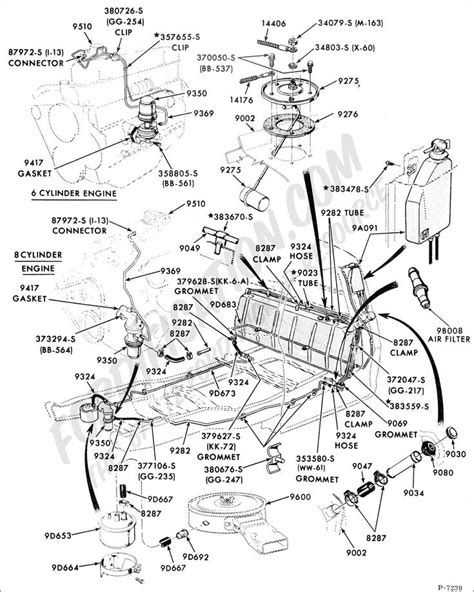 Ford Truck Technical Drawings And Schematics Section E Engine And Related Components