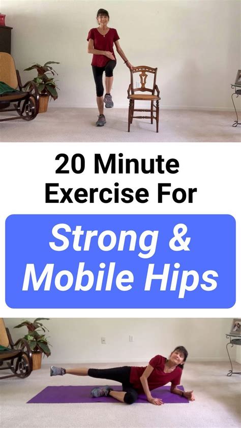 Hip Strengthening Exercises For Seniors Fitness With Cindy Hip