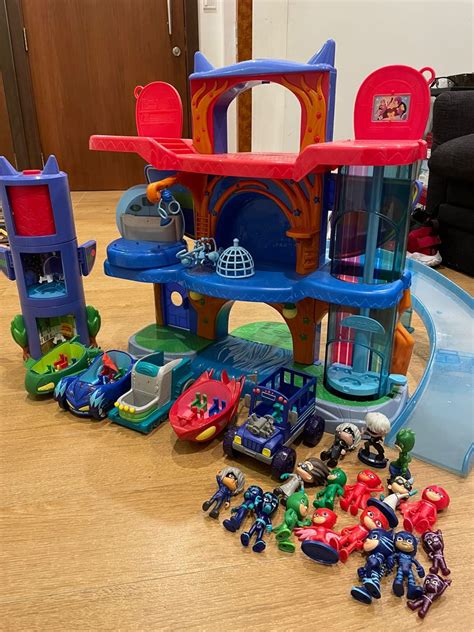 Pj Masks Headquarters Vehicles Figurines Hobbies Toys Toys