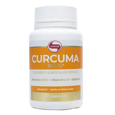 Cúrcuma Plus 60 Cápsulas De 500mg Vitafor