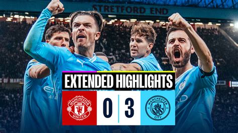 Manchester United 0-3 City: Extended highlights