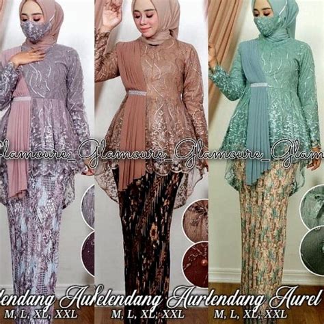 Jual Sgp Jl Bayar D Tempat Setelan Kebaya Blouse Selendang Aurel