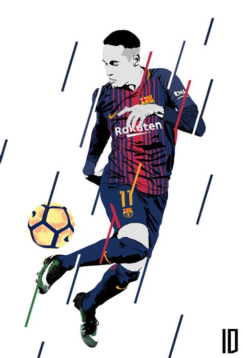 neymar vector wallpaper  individualdesign  deviantart