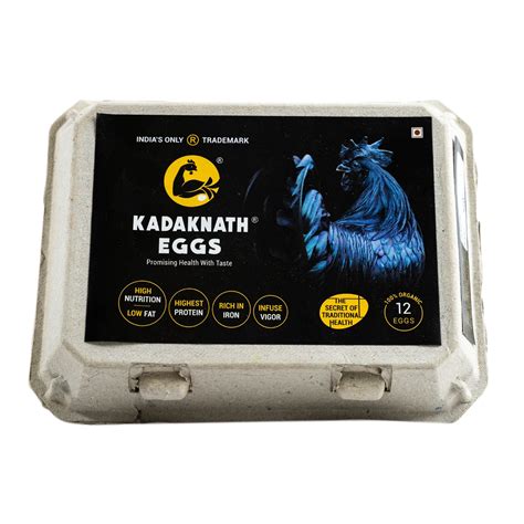 Organic Pure Kadaknath Eggs Pack Of 12 Eggs Kadaknath