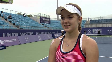 Katie Swan Chats After Her First Round Victory Youtube