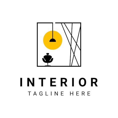 Premium Vector Minimalist Interior Logo Design Vector