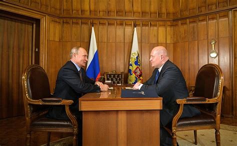 Meeting With Acting Governor Of Sevastopol Mikhail Razvozhayev