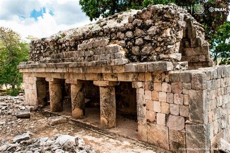 Aplican el Programa de Mejoramiento de Zonas Arqueológicas en Edzná y