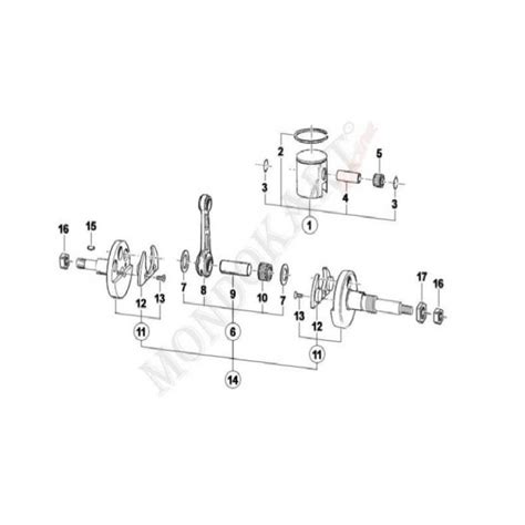 Albero Motore Completo TM 60cc Mini 2 In Offerta Acquista Da