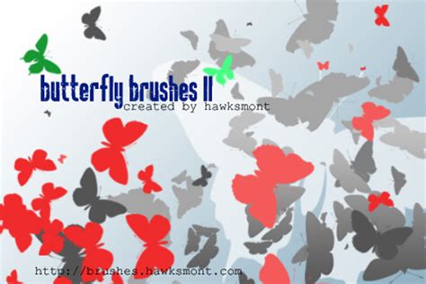 175 Free Photoshop Butterfly Brushes GraphicsBeam