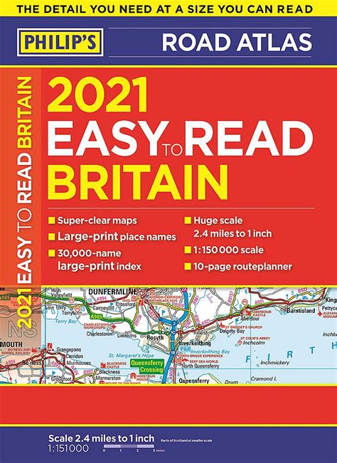 Amazon Philip S Easy To Read Britain Road Atlas A Paperback