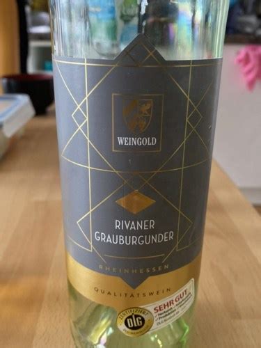 Weingold Rivaner Grauburgunder Vivino US