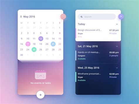 Stunning Examples of Calendar Mobile App Design - 1stWebDesigner