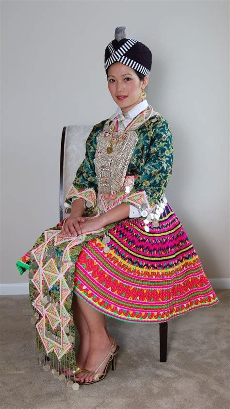 Hmong Clothes Miao People Hmong People Hmong Clothing Tribal Dress