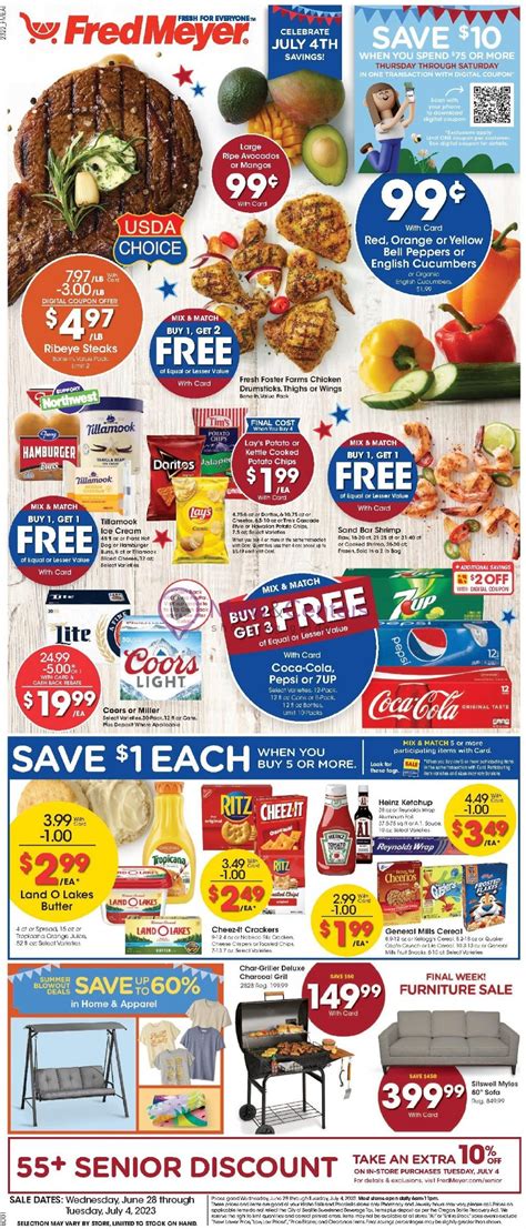 Fred Meyer Weekly Ad Valid From To Mallscenters