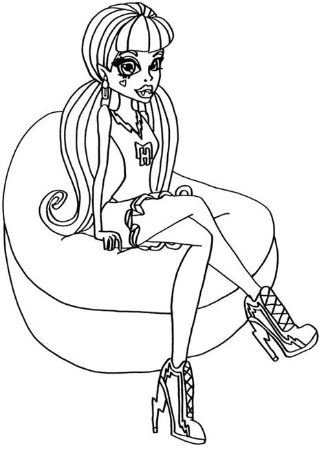 154 Dessins De Coloriage Monster High à Imprimer Sur Page 6