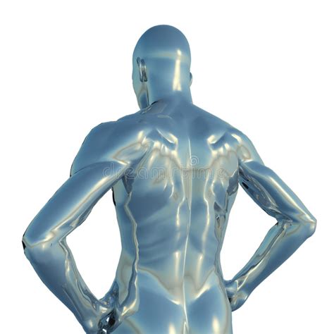 3d Male Hero Pose Reference Go Boldly Stock Image Illustration Of