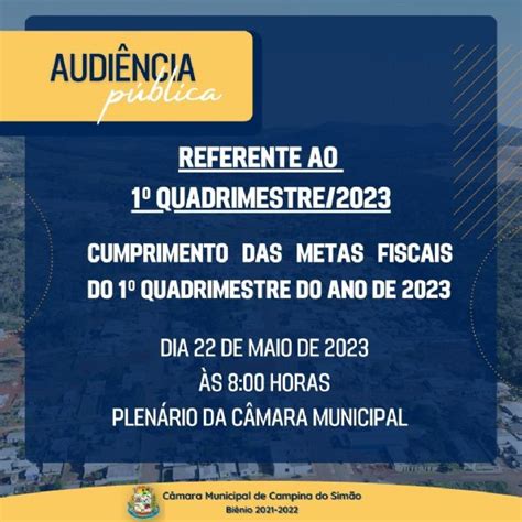 EDITAL DE CONVOCAÇÃO DE AUDIÊNCIA PÚBLICA REFERENTE AO 1º QUADRIMESTRE